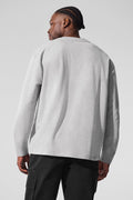 Double Take Long Sleeve Crew - Athletic Heather Grey