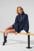 Accolade 1/4 Zip Pullover - Navy