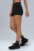 3" High-Waist Airlift Short - Black